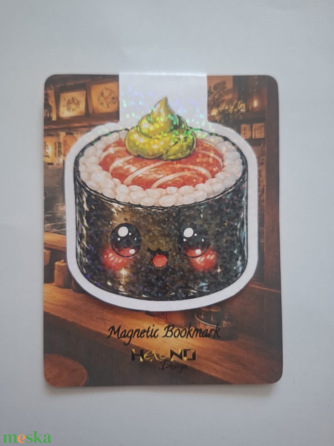 Mágneses könyvjelző - Maki tekercs - könyv & zene - könyvjelző - Meska.hu