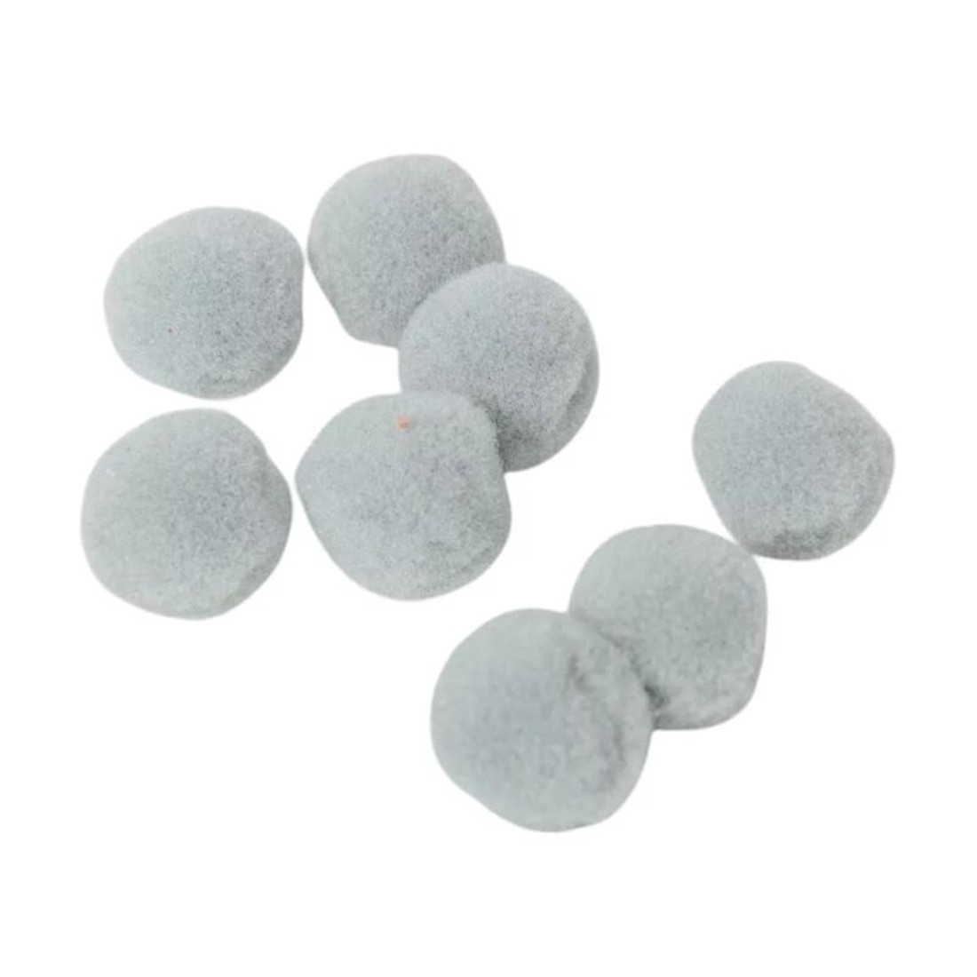 2 cm-es kashmir golyó 10 db-os kiszerelés - világos szürke - kellékek & szerszámok - dekorációs kellékek - egyéb kellékek - Meska.hu