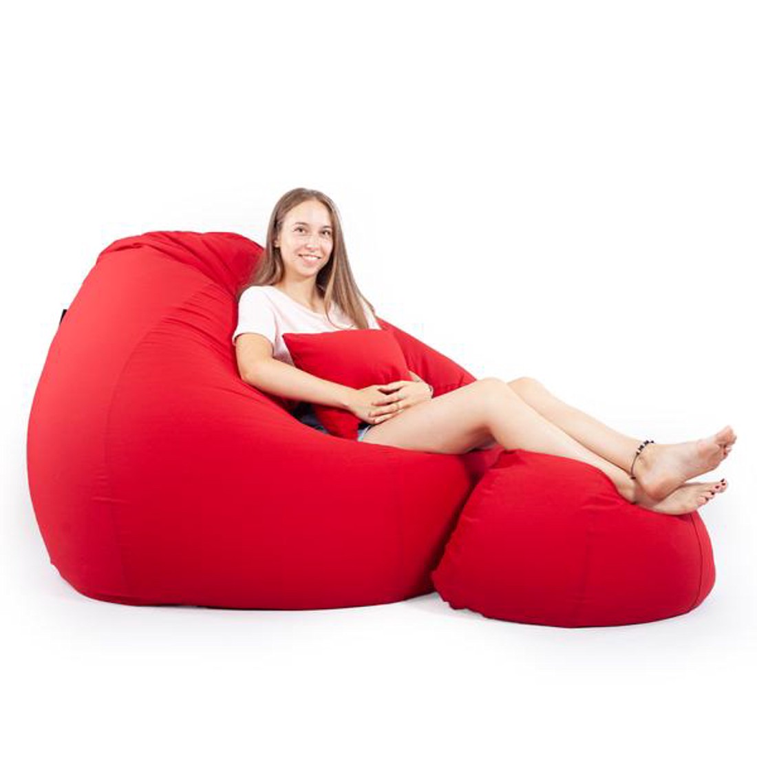 Piros ALL IN Grandiózus Babzsákfotel Garnitúra -  - Meska.hu