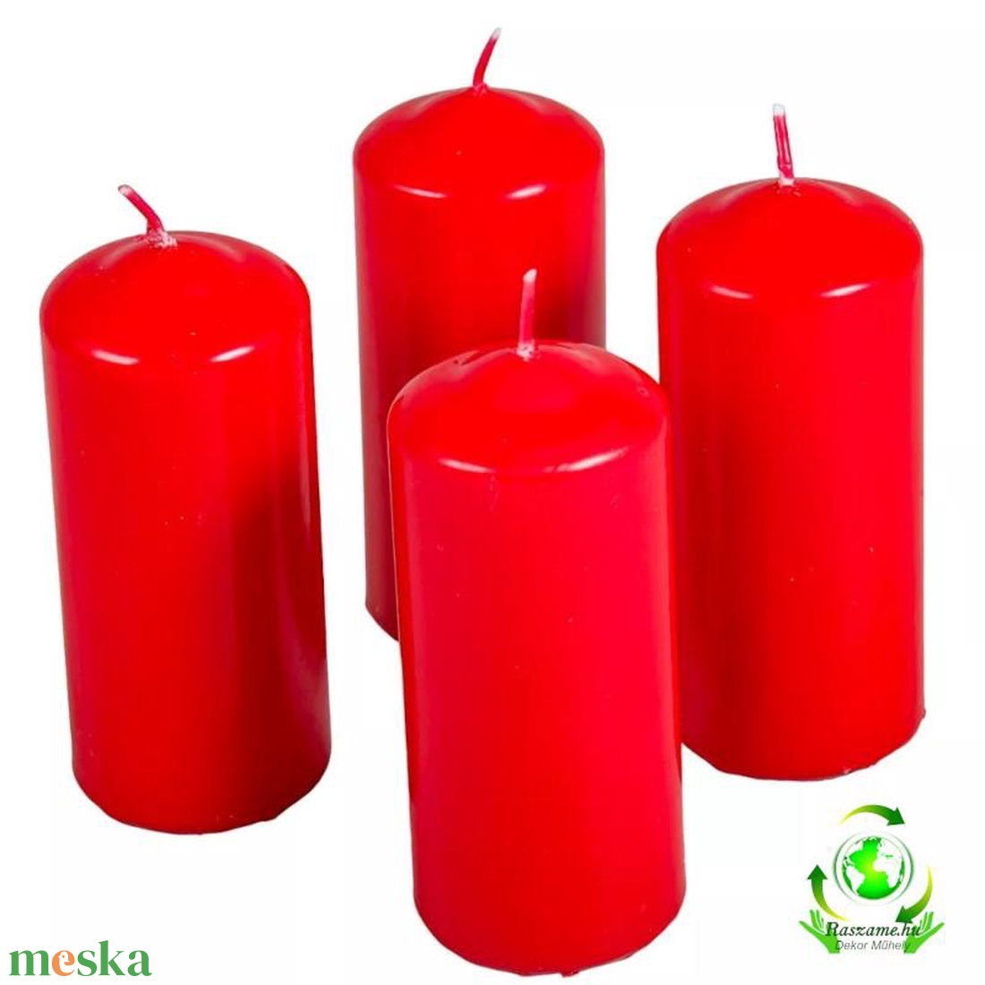 Mártott henger gyertya 50x120 mm - piros - kellékek & szerszámok - dekorációs kellékek - dekorációs gyertya - Meska.hu Mártott henger gyertya 50x120 mm - piros - kellékek & szerszámok - dekorációs kellékek - dekorációs gyertya - Meska.hu