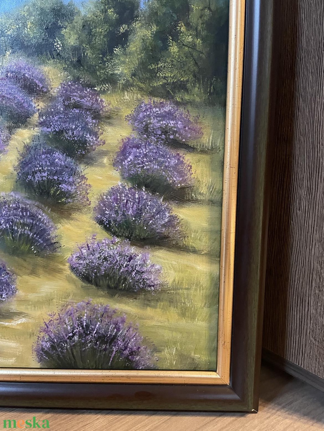 Levendulamező - művészet - festmény - olajfestmény - Meska.hu