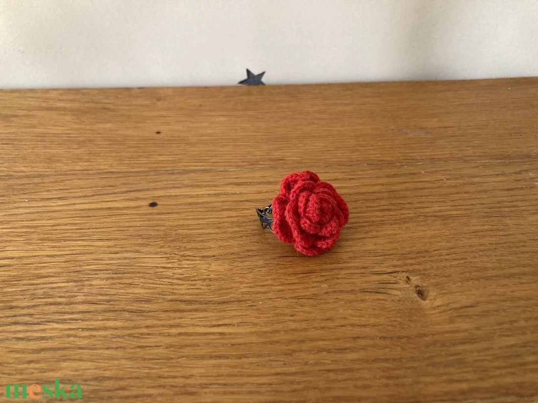 Rózsa gyűrű - ékszer - gyűrű - statement gyűrű - Meska.hu