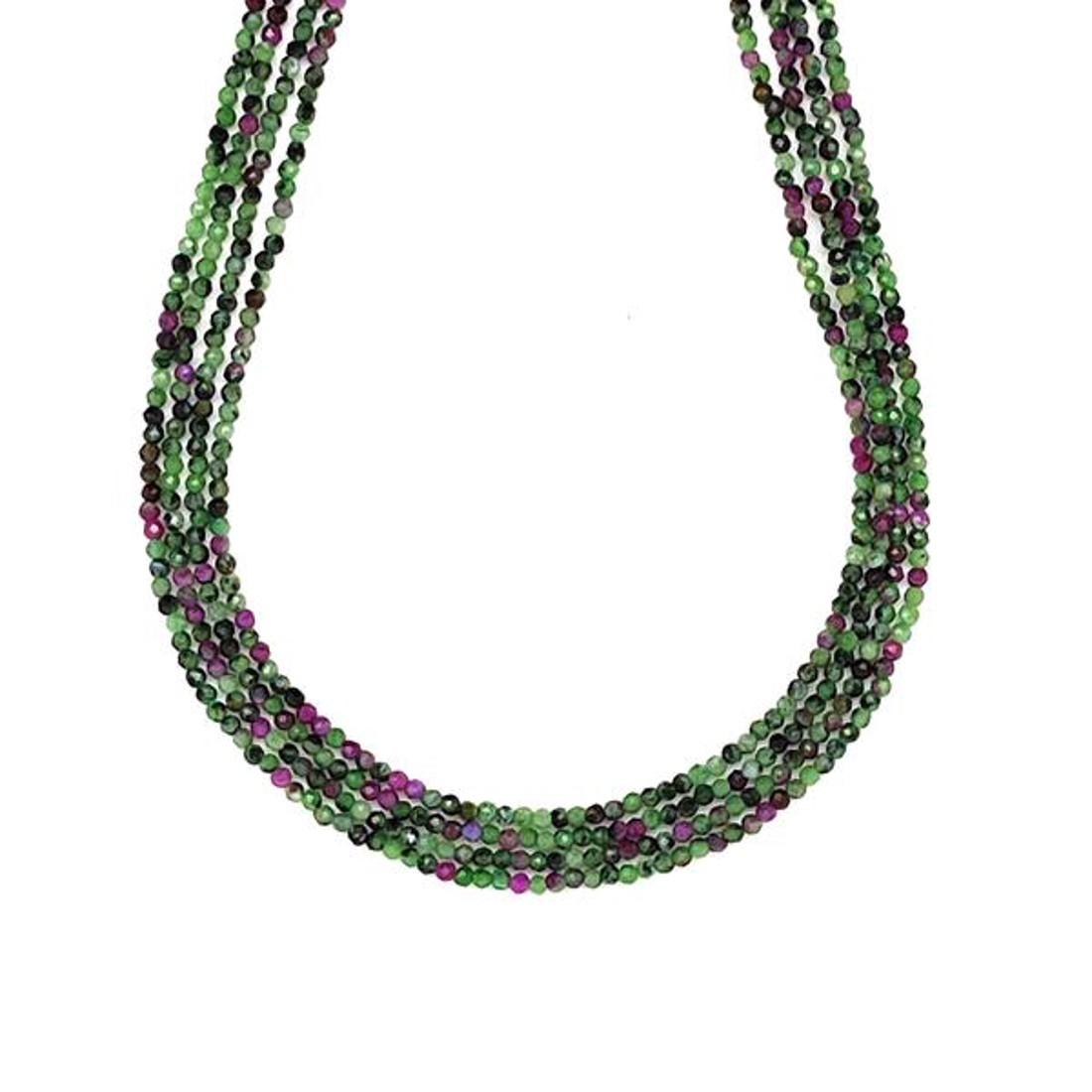 Rubin zoizit fazettált golyó 2mm � ékszerkészítő alapanyag (füzér) - kellékek & szerszámok - ásvány alapanyag - ásványfüzér - Meska.hu