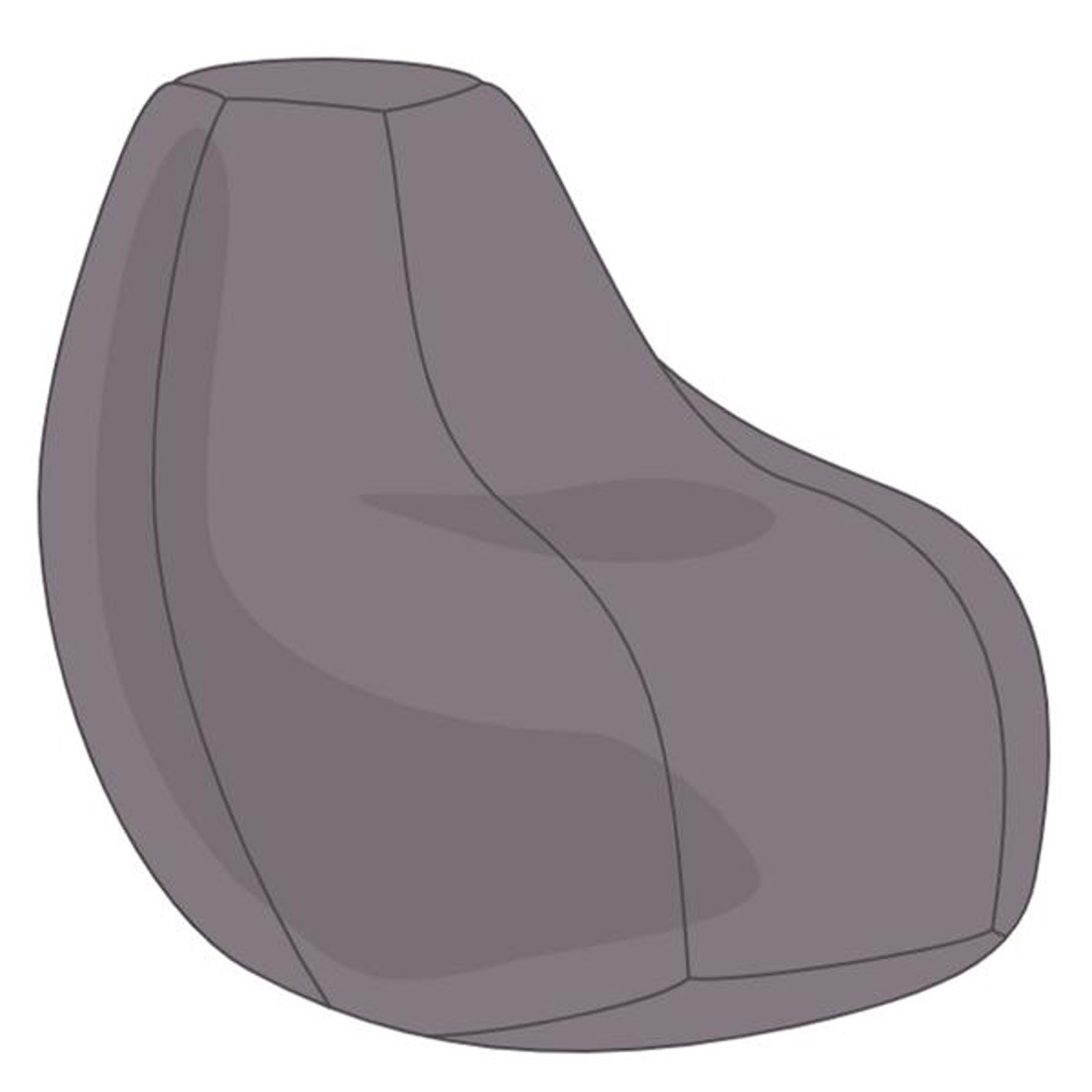 Szürke Tini Babzsákfotel Huzat -  - Meska.hu