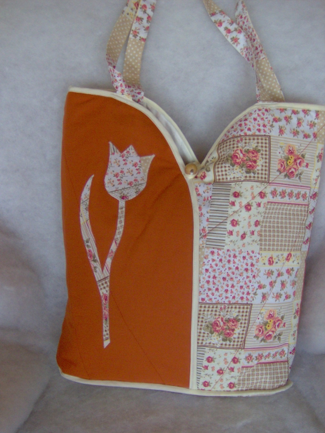 Tulipán táska, + Levendula illatosító -  - Meska.hu