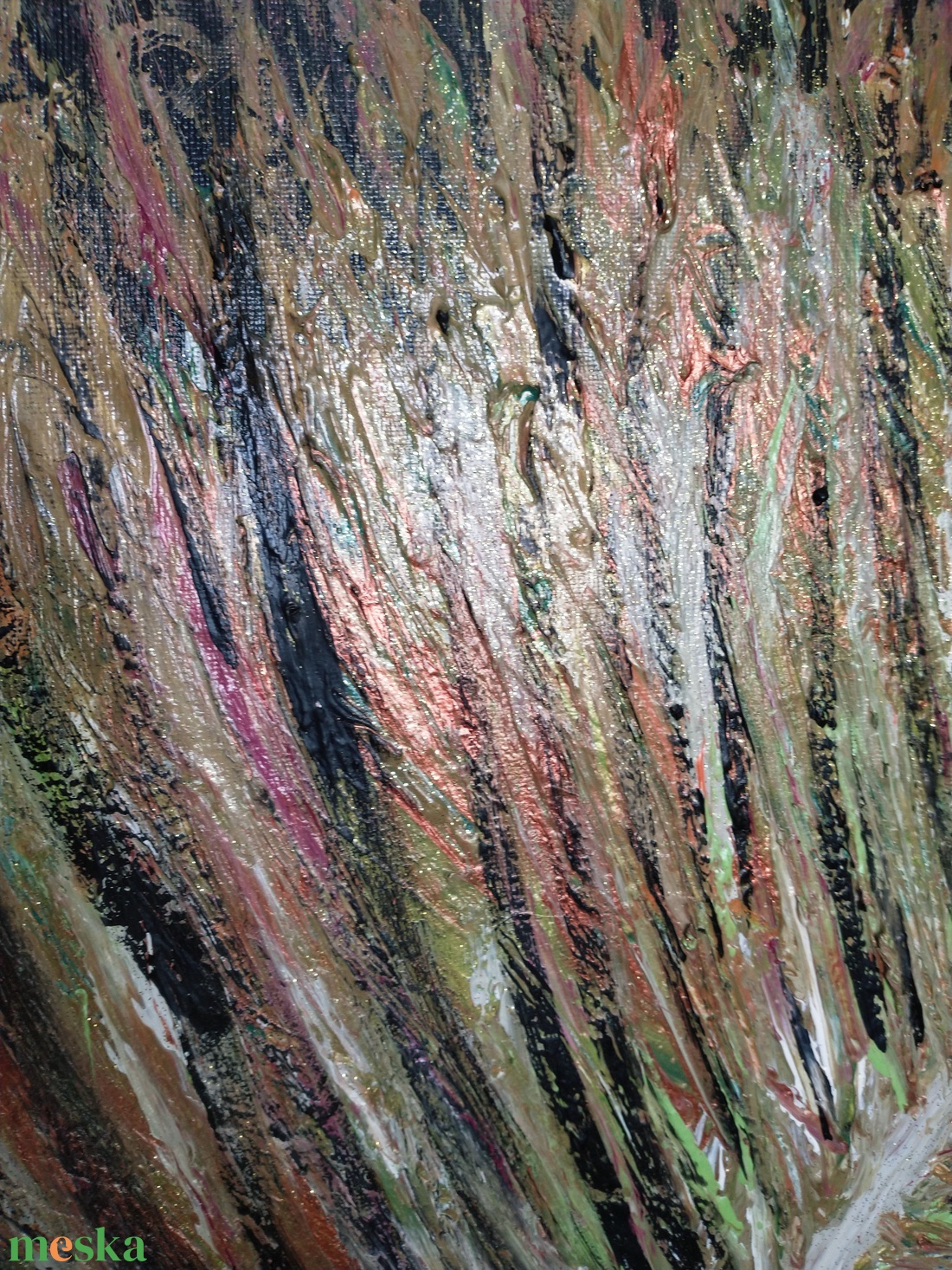 50x50cm 3D hatású akrilfestmény - művészet - festmény - akril - Meska.hu