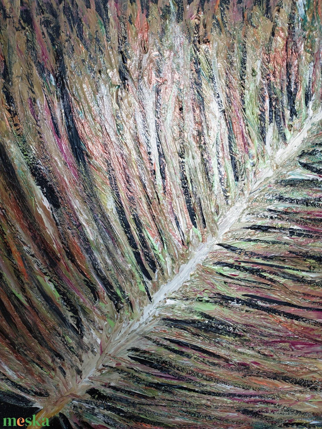 50x50cm 3D hatású akrilfestmény - művészet - festmény - akril - Meska.hu