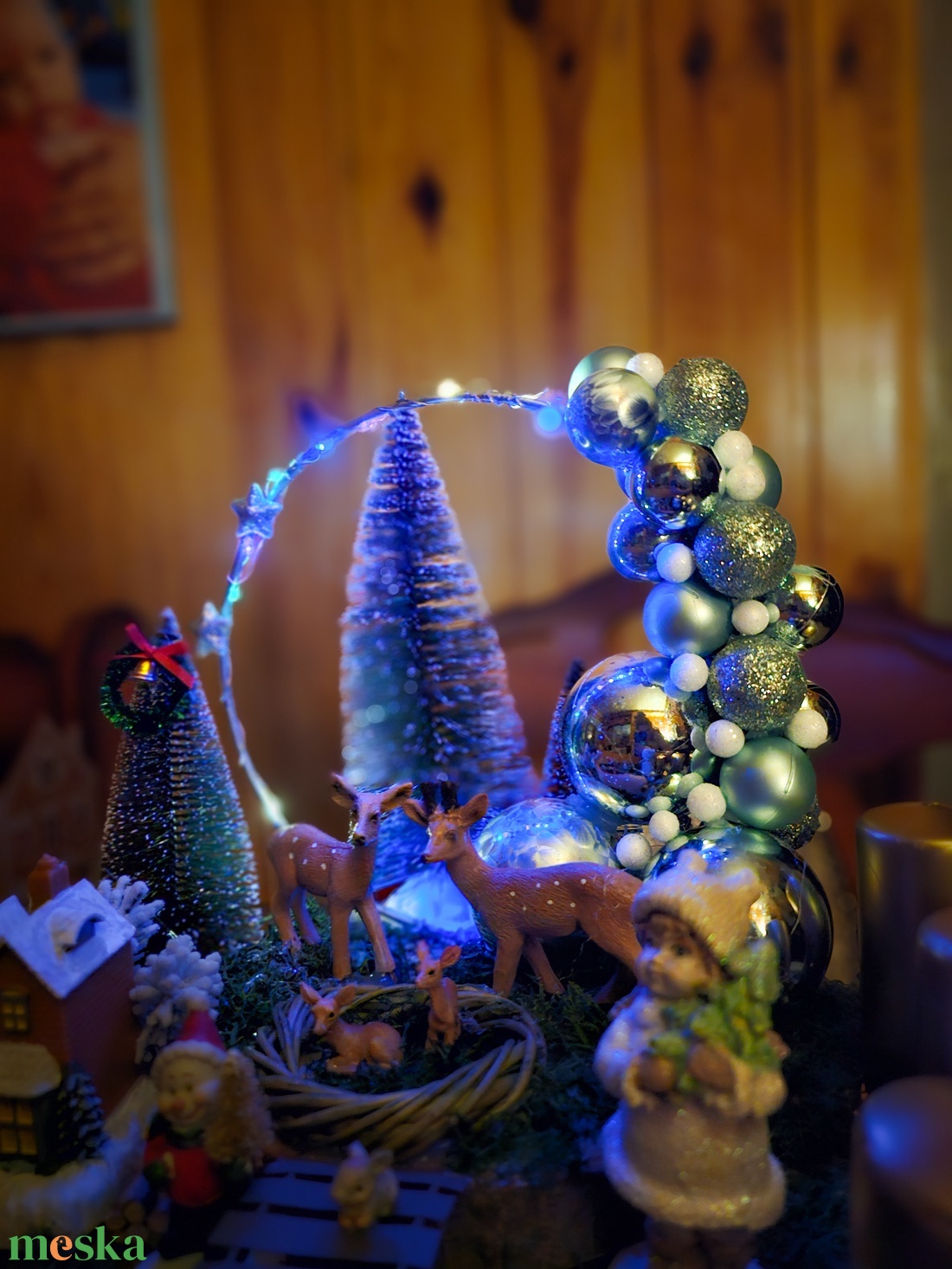 Adventi koszorú  - karácsony - adventi díszek - adventi koszorú - Meska.hu