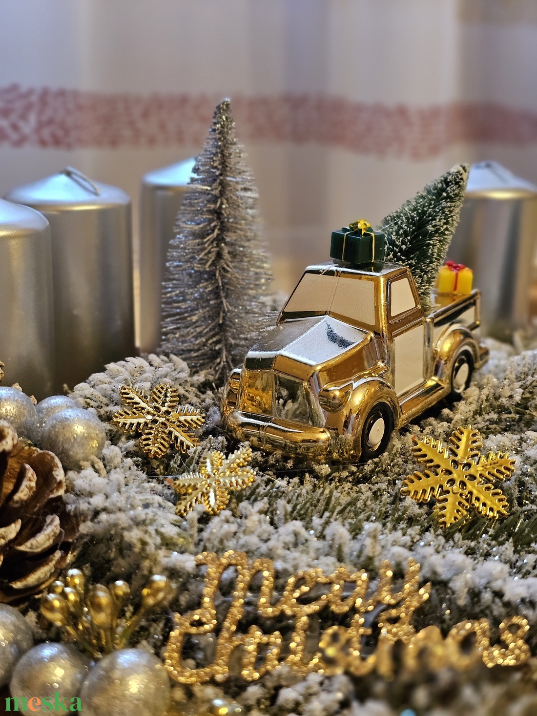 Adventi koszorú Téli Utazás - karácsony - adventi díszek - adventi koszorú - Meska.hu