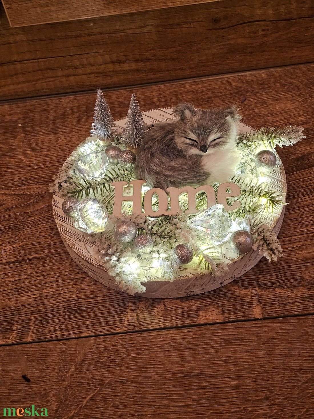 Téli asztaldísz  - otthon & életmód - dekoráció - asztal és polc dekoráció - asztaldísz - Meska.hu