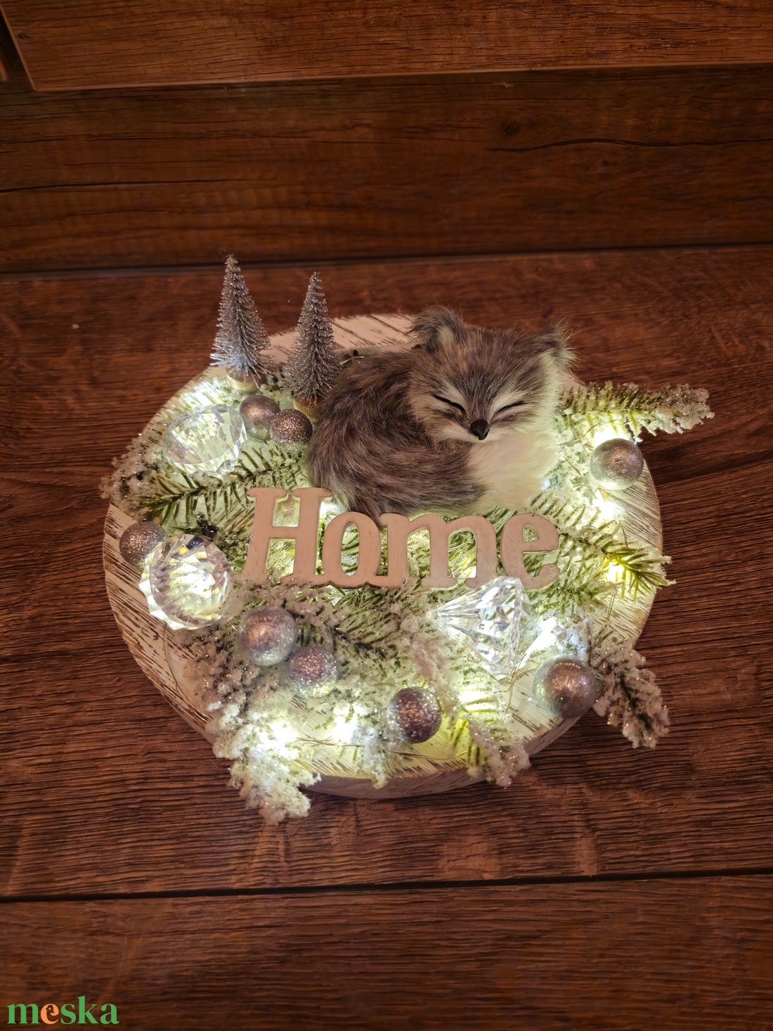 Téli asztaldísz  - otthon & életmód - dekoráció - asztal és polc dekoráció - asztaldísz - Meska.hu