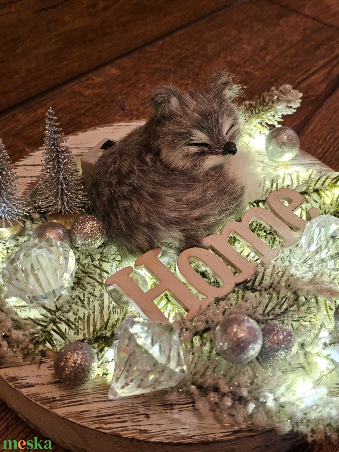 Téli asztaldísz  - otthon & életmód - dekoráció - asztal és polc dekoráció - asztaldísz - Meska.hu