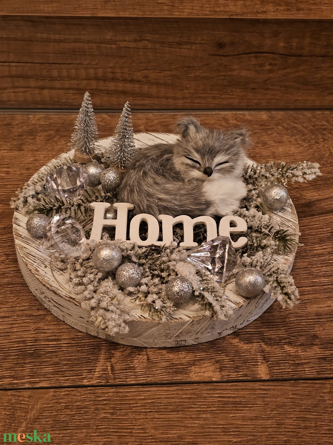 Téli asztaldísz  - otthon & életmód - dekoráció - asztal és polc dekoráció - asztaldísz - Meska.hu