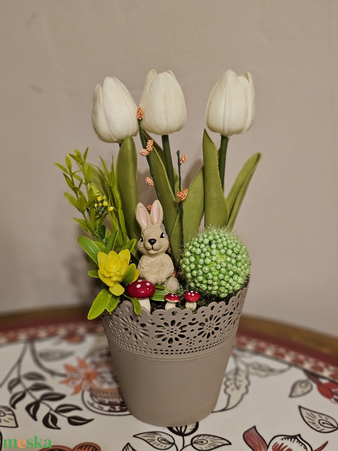 Tavaszi asztaldísz  - otthon & életmód - dekoráció - húsvéti asztaldíszek - Meska.hu