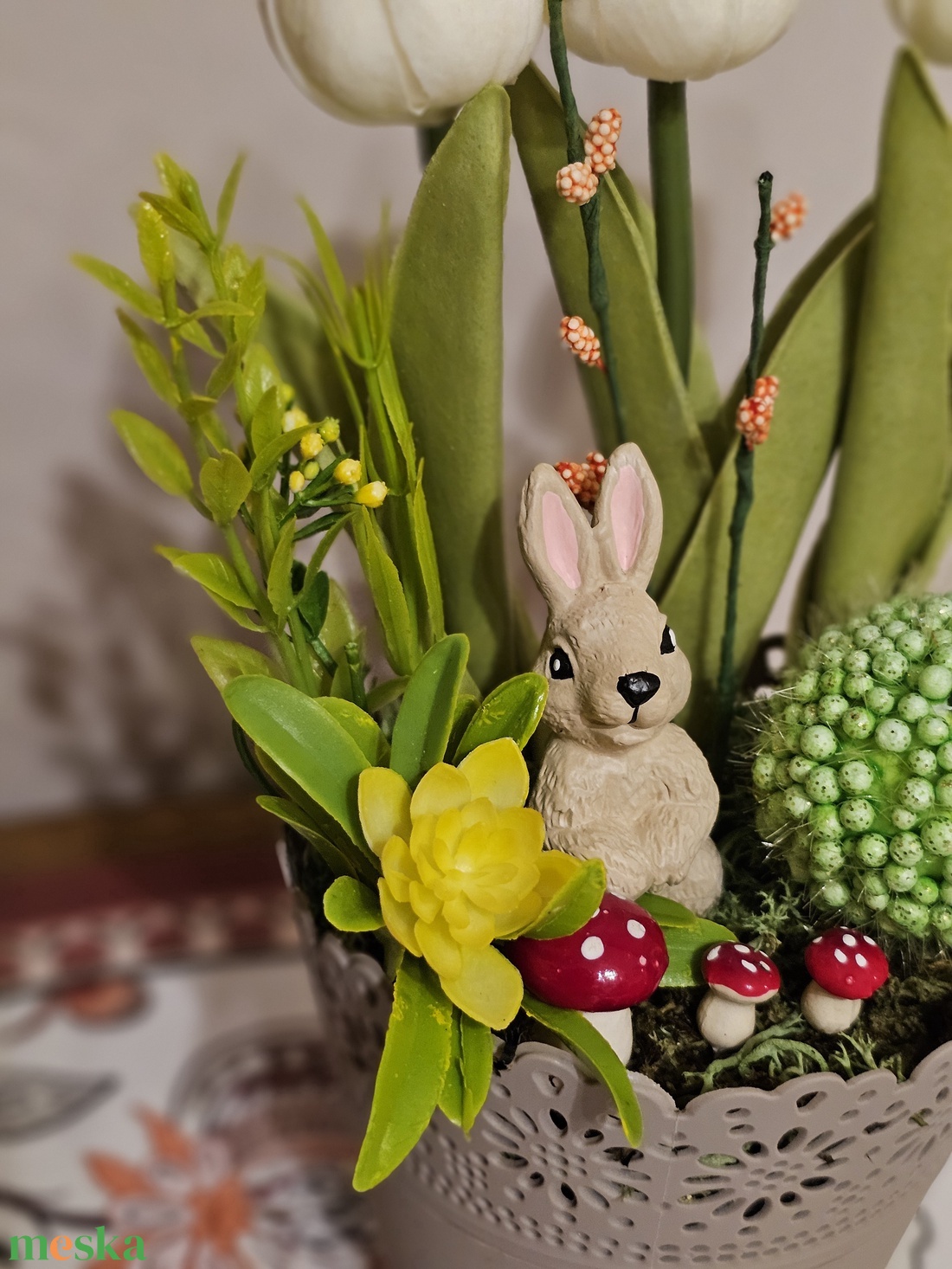 Tavaszi asztaldísz  - otthon & életmód - dekoráció - húsvéti asztaldíszek - Meska.hu