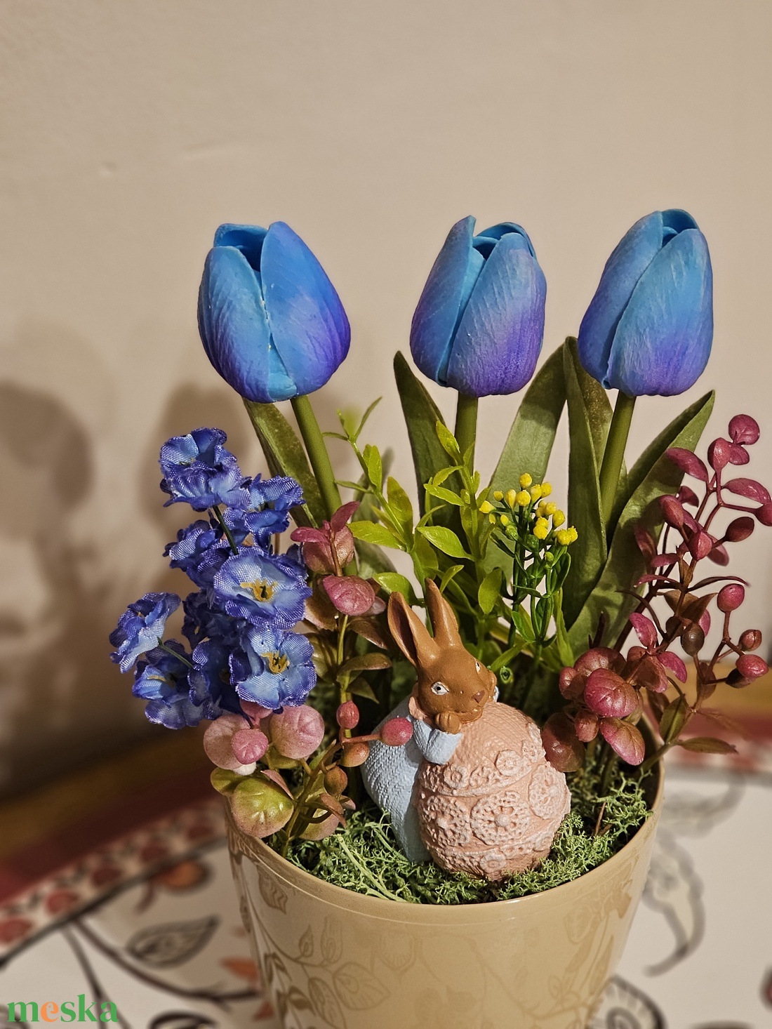 Asztaldísz tavaszra - otthon & életmód - dekoráció - asztal és polc dekoráció - asztaldísz - Meska.hu