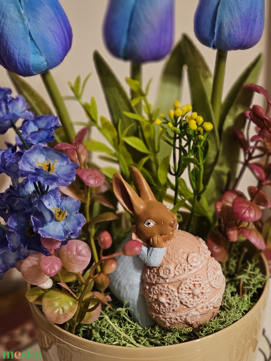 Asztaldísz tavaszra - otthon & életmód - dekoráció - asztal és polc dekoráció - asztaldísz - Meska.hu