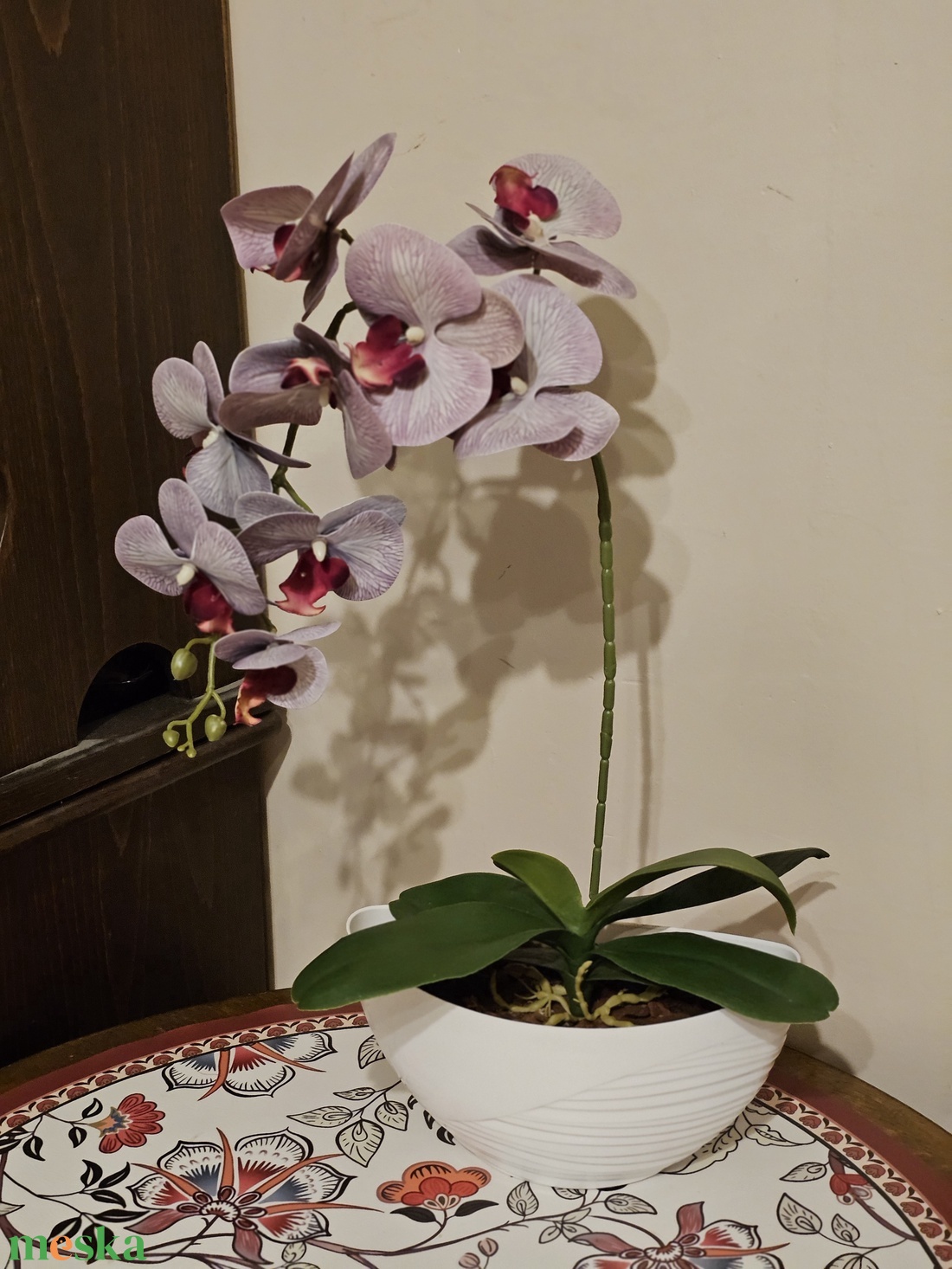 Orchidea -gondozásmentes  - otthon & életmód - virágdekoráció - virágdíszek - asztali virágdísz - Meska.hu