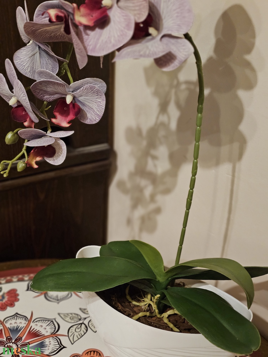 Orchidea -gondozásmentes  - otthon & életmód - virágdekoráció - virágdíszek - asztali virágdísz - Meska.hu