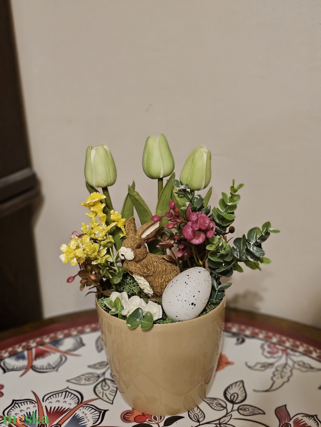 Tavaszi asztaldísz  - otthon & életmód - dekoráció - asztal és polc dekoráció - asztaldísz - Meska.hu