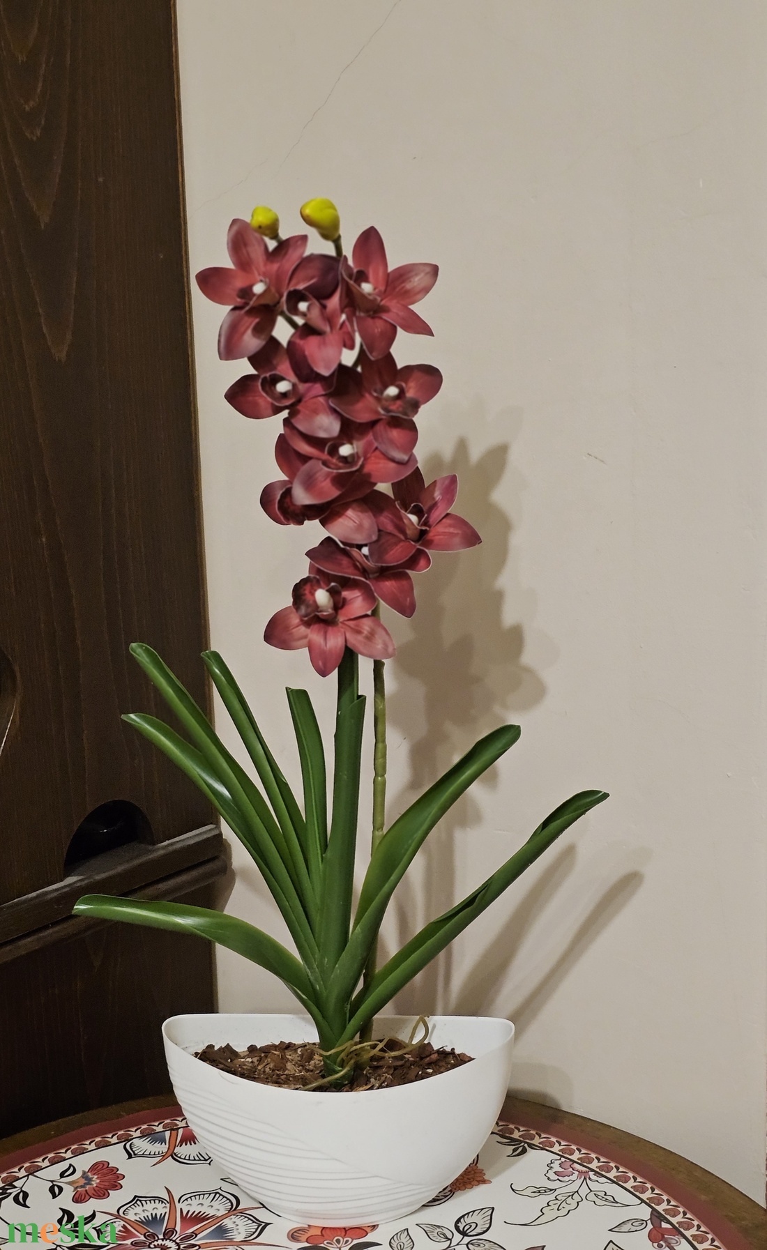 Orchidea -gondozásmentes  - otthon & életmód - virágdekoráció - virágdíszek - asztali virágdísz - Meska.hu