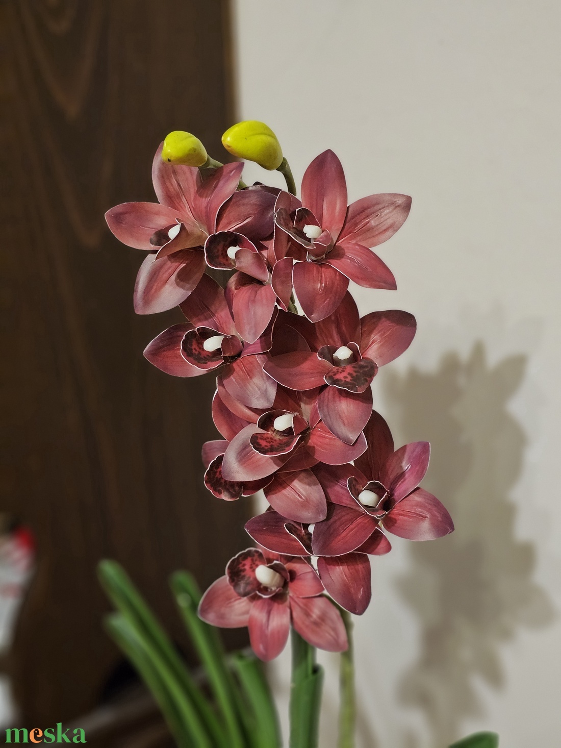 Orchidea -gondozásmentes  - otthon & életmód - virágdekoráció - virágdíszek - asztali virágdísz - Meska.hu