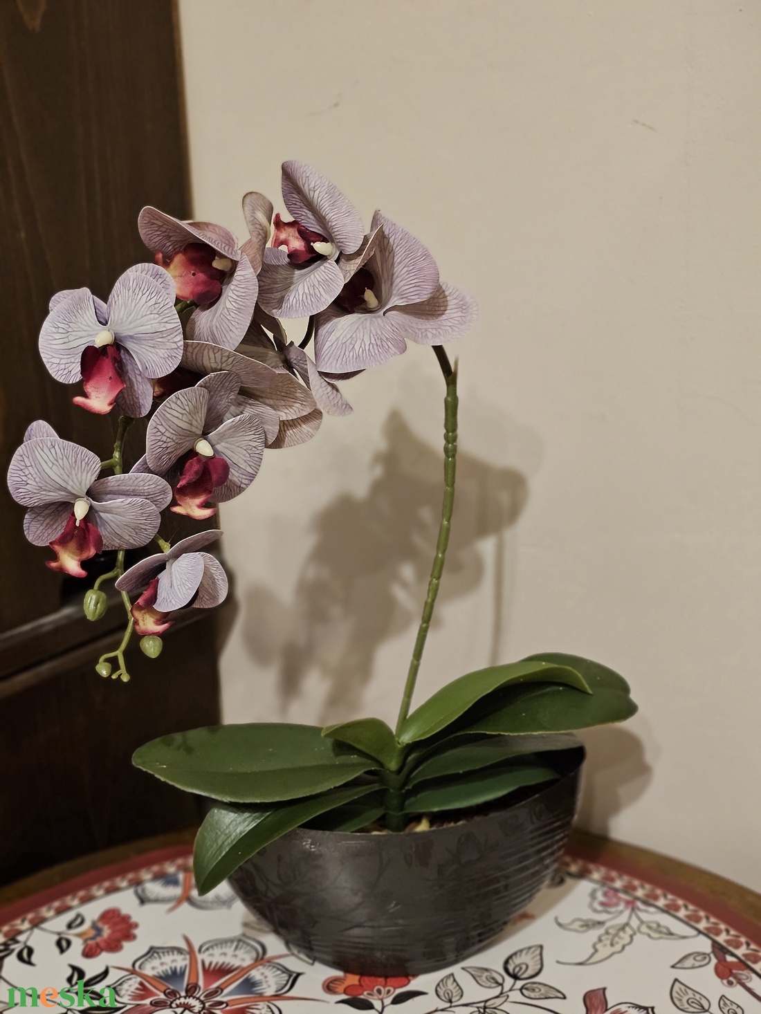 Orchidea -gondozásmentes  - otthon & életmód - virágdekoráció - virágdíszek - virágdísz kaspóban - Meska.hu