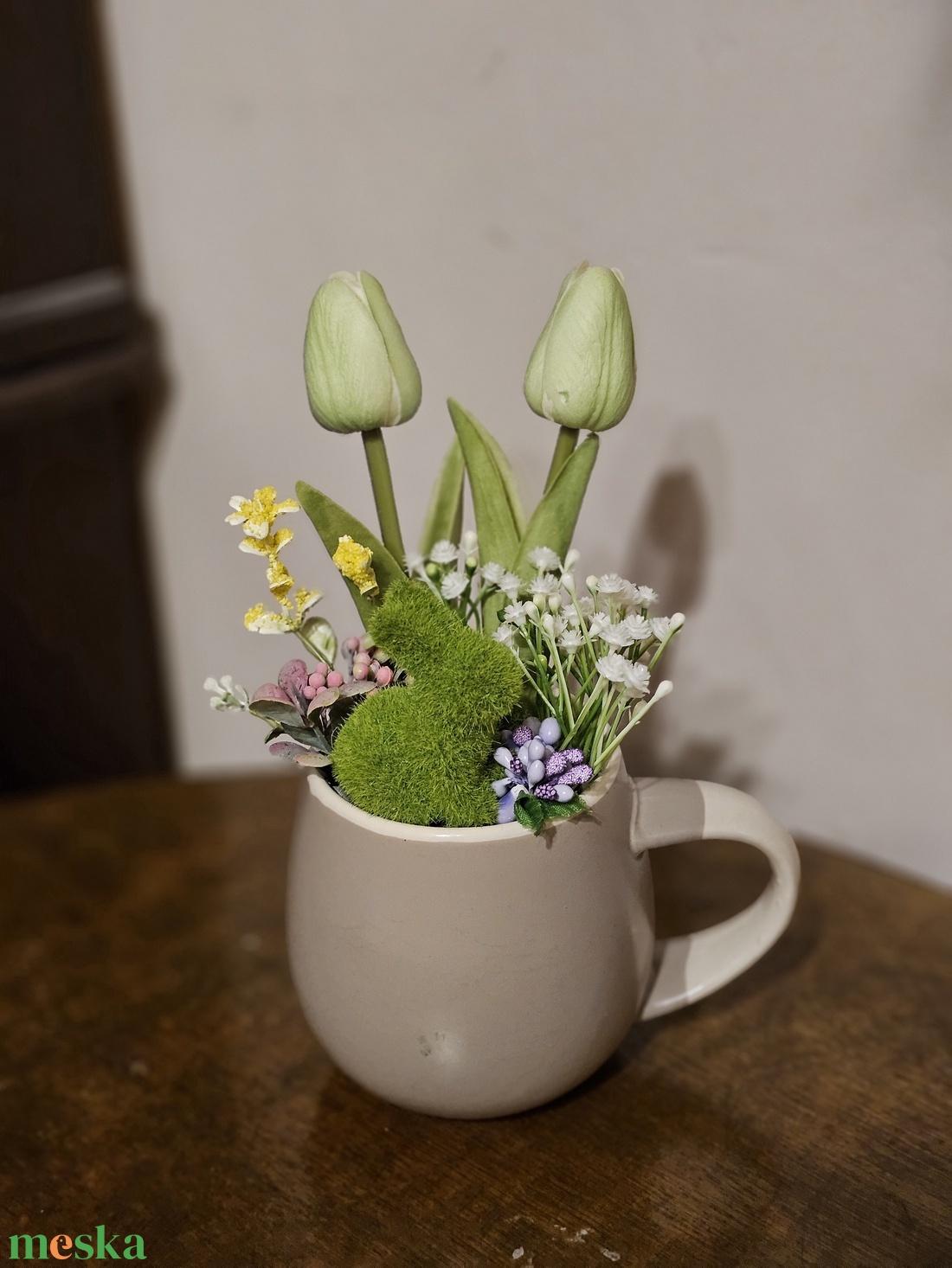 Tavaszi asztaldísz  - otthon & életmód - dekoráció - asztal és polc dekoráció - asztaldísz - Meska.hu