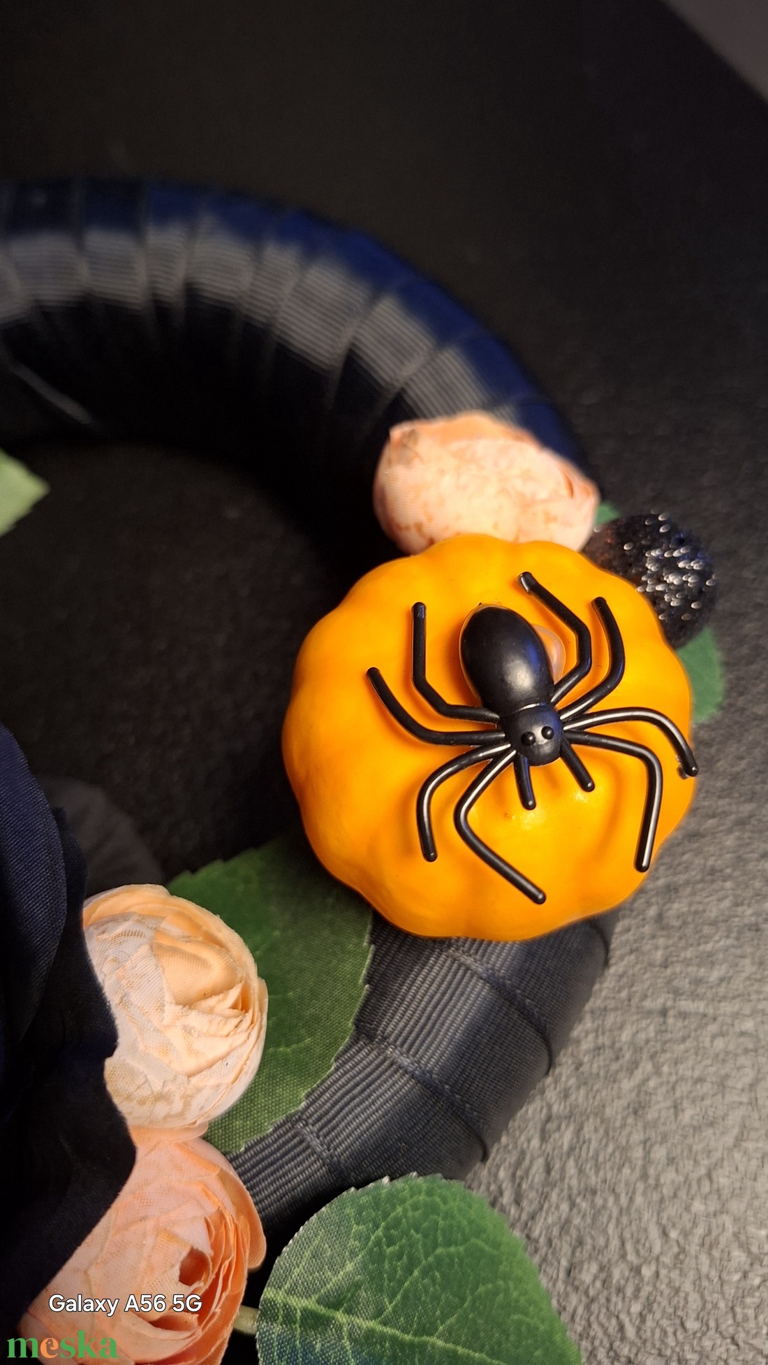 Halloweeni koszorú  - otthon & életmód - dekoráció - virágdísz és tartó - koszorú - Meska.hu Halloweeni koszorú  - otthon & életmód - dekoráció - virágdísz és tartó - koszorú - Meska.hu