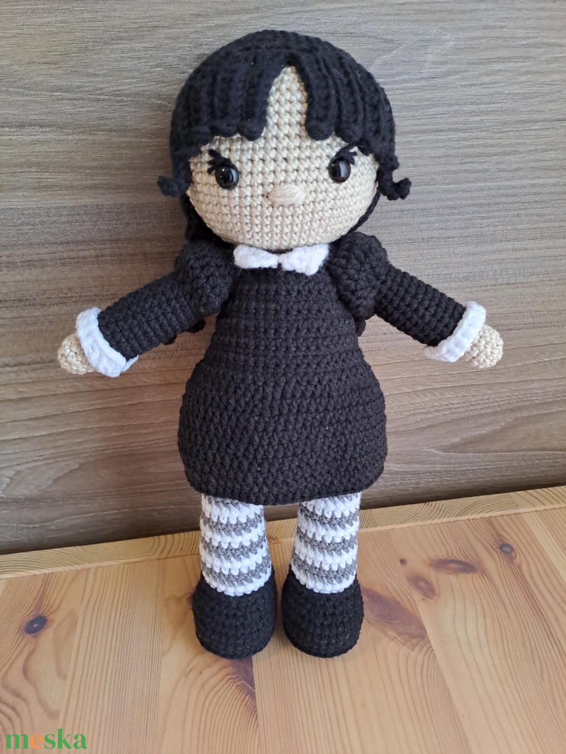 Wednesday horgolt baba - játék & sport - baba & babaház - baba - Meska.hu Wednesday horgolt baba - játék & sport - baba & babaház - baba - Meska.hu