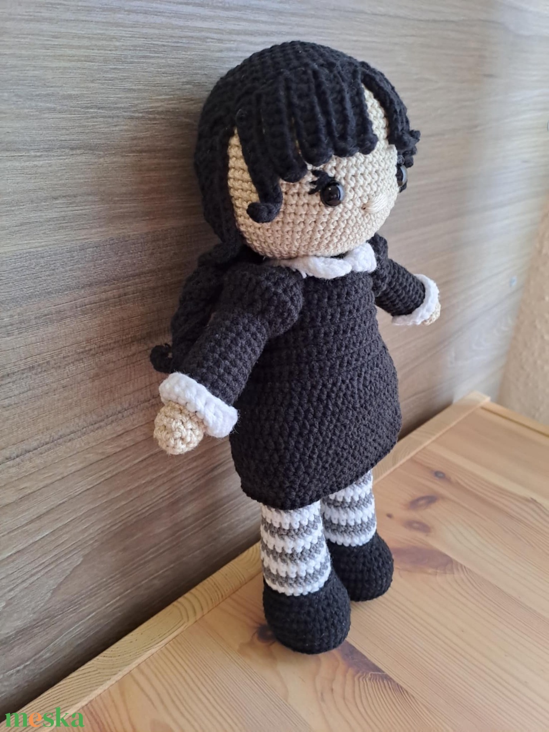 Wednesday horgolt baba - játék & sport - baba & babaház - baba - Meska.hu Wednesday horgolt baba - játék & sport - baba & babaház - baba - Meska.hu