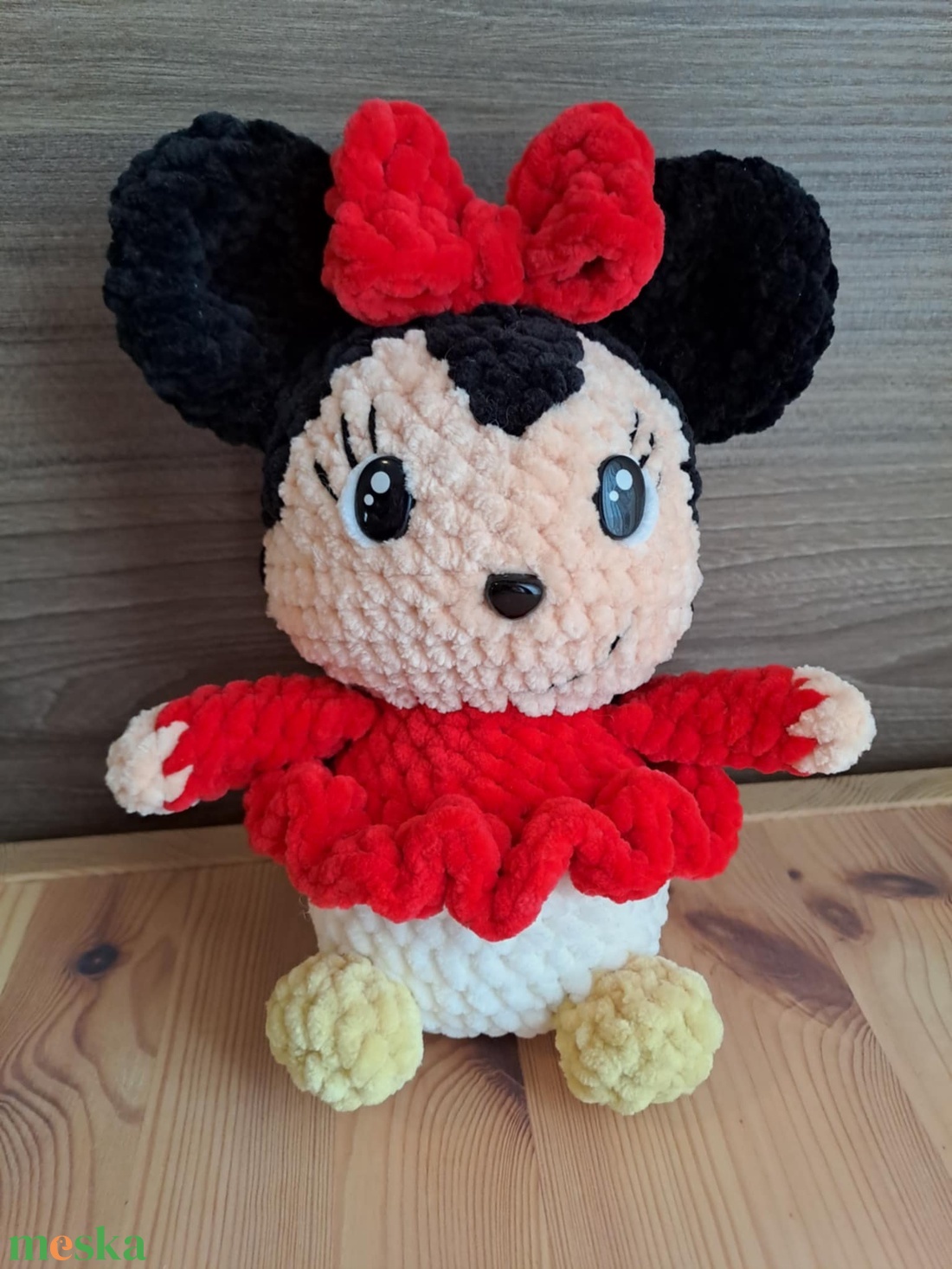 Minnie egér, horgolt - játék & sport - plüssállat & játékfigura - egér - Meska.hu Minnie egér, horgolt - játék & sport - plüssállat & játékfigura - egér - Meska.hu