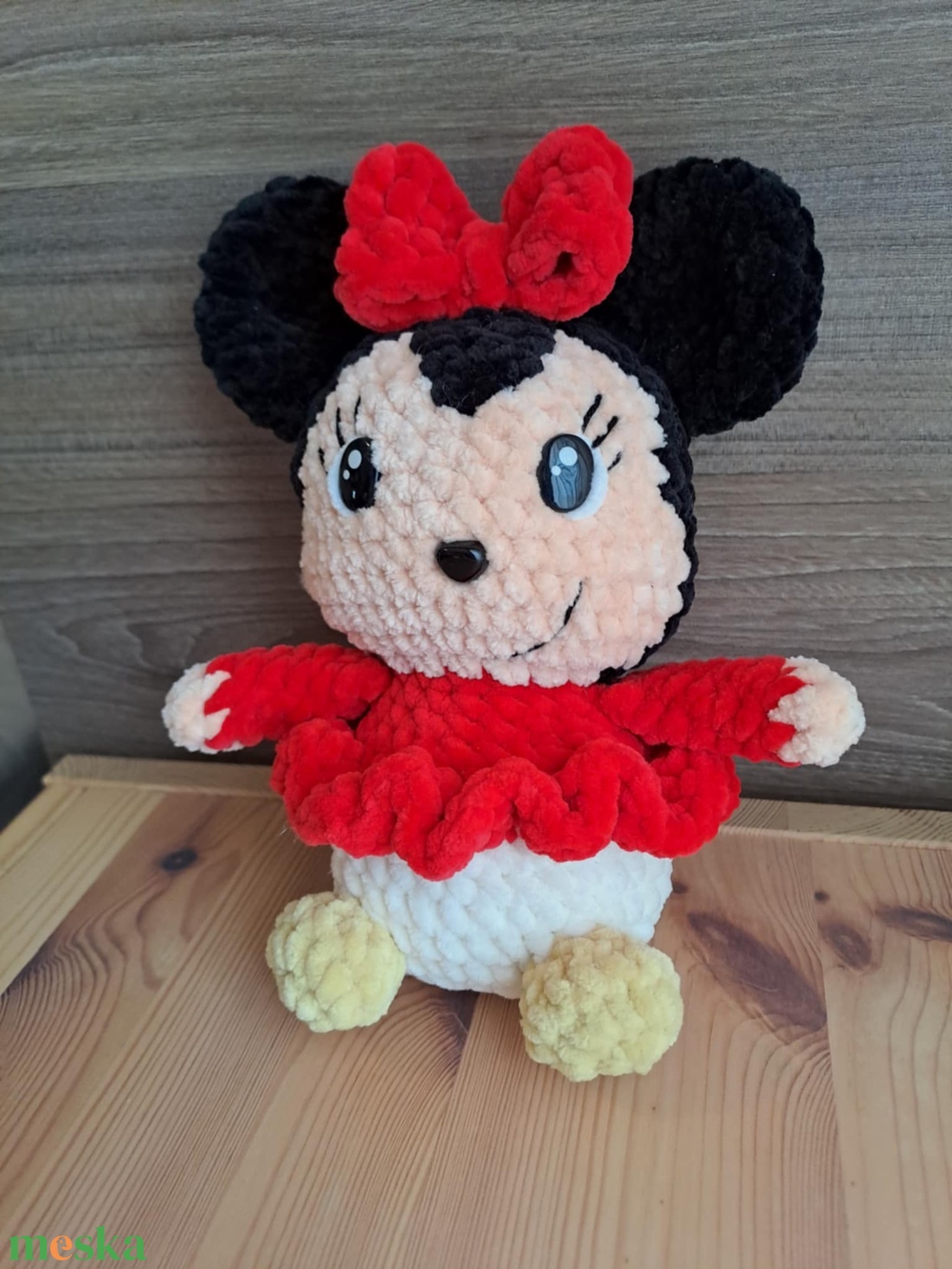 Minnie egér, horgolt - játék & sport - plüssállat & játékfigura - egér - Meska.hu Minnie egér, horgolt - játék & sport - plüssállat & játékfigura - egér - Meska.hu