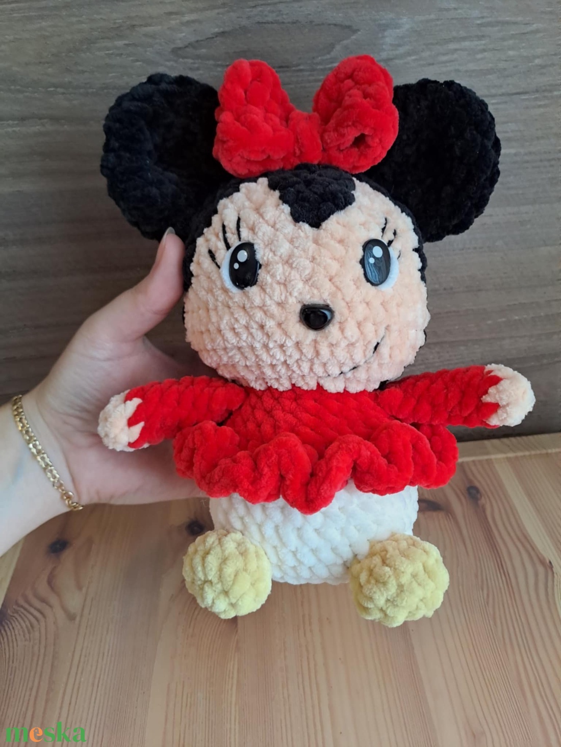 Minnie egér, horgolt - játék & sport - plüssállat & játékfigura - egér - Meska.hu Minnie egér, horgolt - játék & sport - plüssállat & játékfigura - egér - Meska.hu