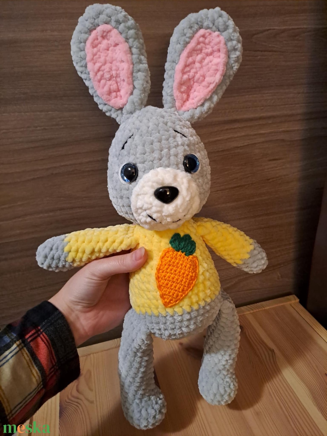 Horgolt Brandnyuszi - játék & sport - plüssállat & játékfigura - nyuszi - Meska.hu