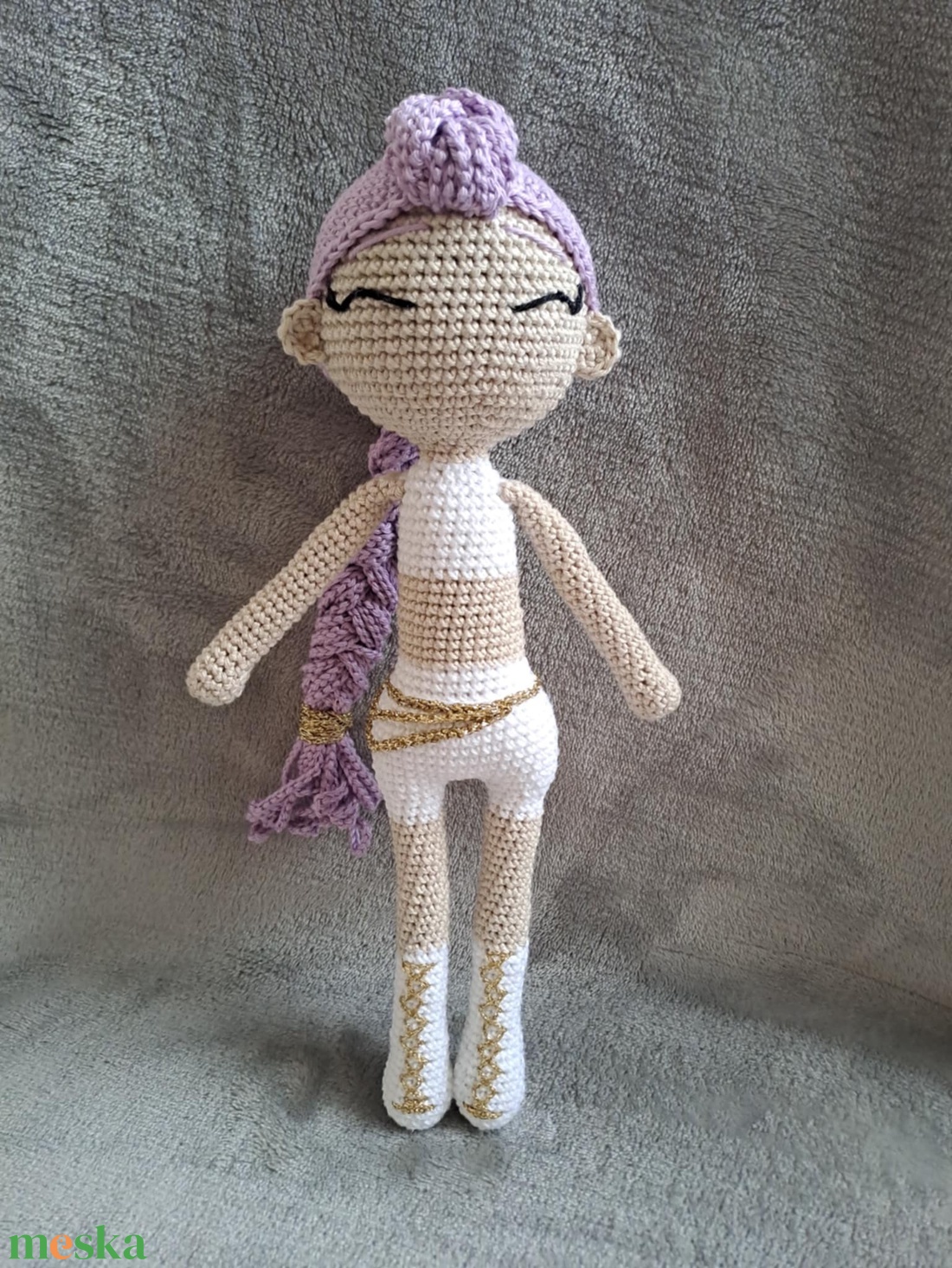 K-pop démonvadászok, Rumi horgolt baba - játék & sport - baba & babaház - baba - Meska.hu