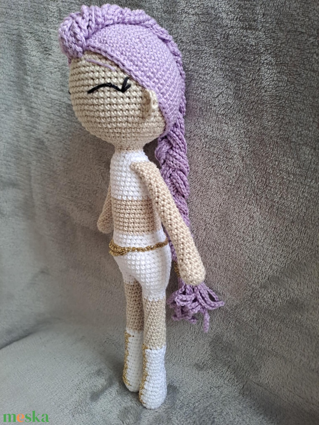 K-pop démonvadászok, Rumi horgolt baba - játék & sport - baba & babaház - baba - Meska.hu