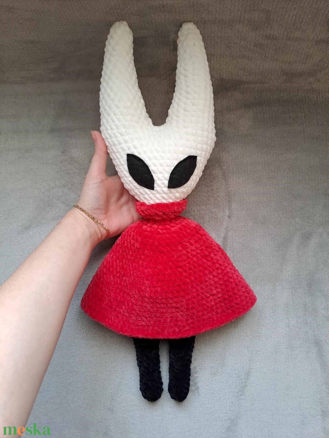 Hornet, Hollow Knight horgolt figura - játék & sport - plüssállat & játékfigura - más figura - Meska.hu