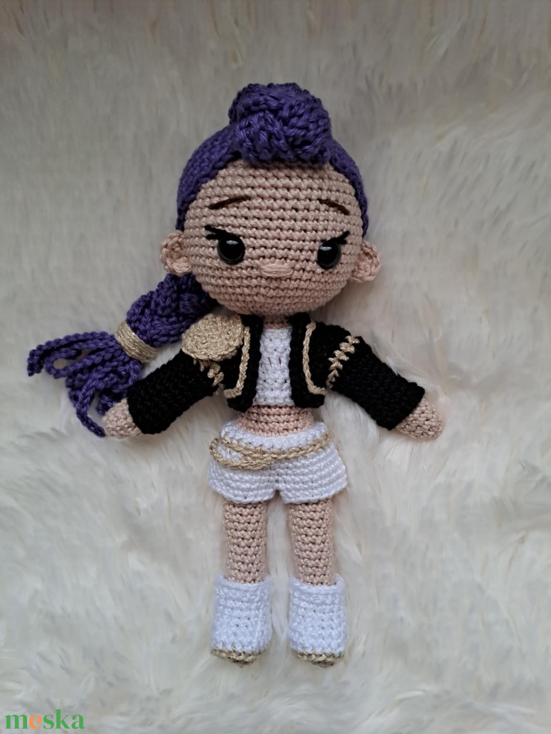 K-pop démonvadászok, Rumi baba, öltöztethető - játék & sport - baba & babaház - öltöztethető baba - Meska.hu