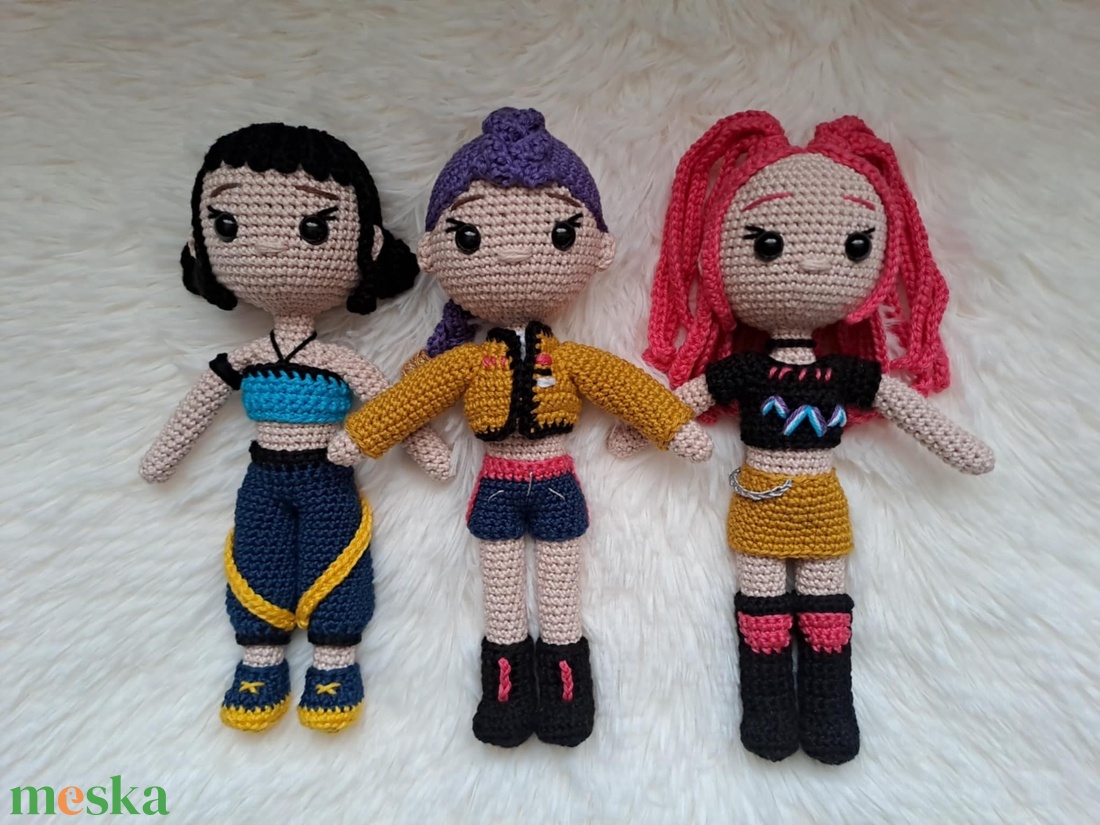 K-pop démonvadászok, csapatban - játék & sport - baba & babaház - baba - Meska.hu