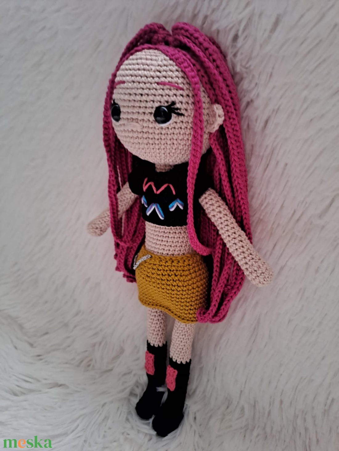 Mira horgolt baba, Kpop démonvadászokból - játék & sport - baba & babaház - baba - Meska.hu