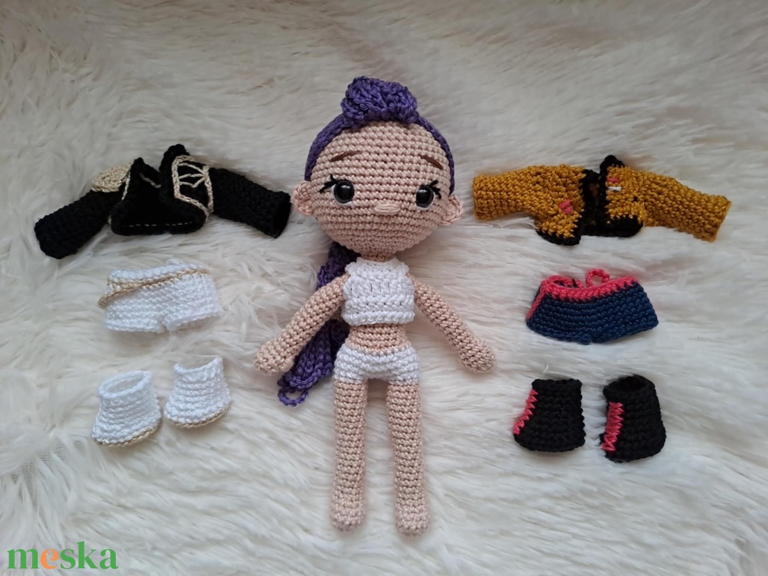 K-pop démonvadászok, Rumi baba, öltöztethető - játék & sport - baba & babaház - öltöztethető baba - Meska.hu