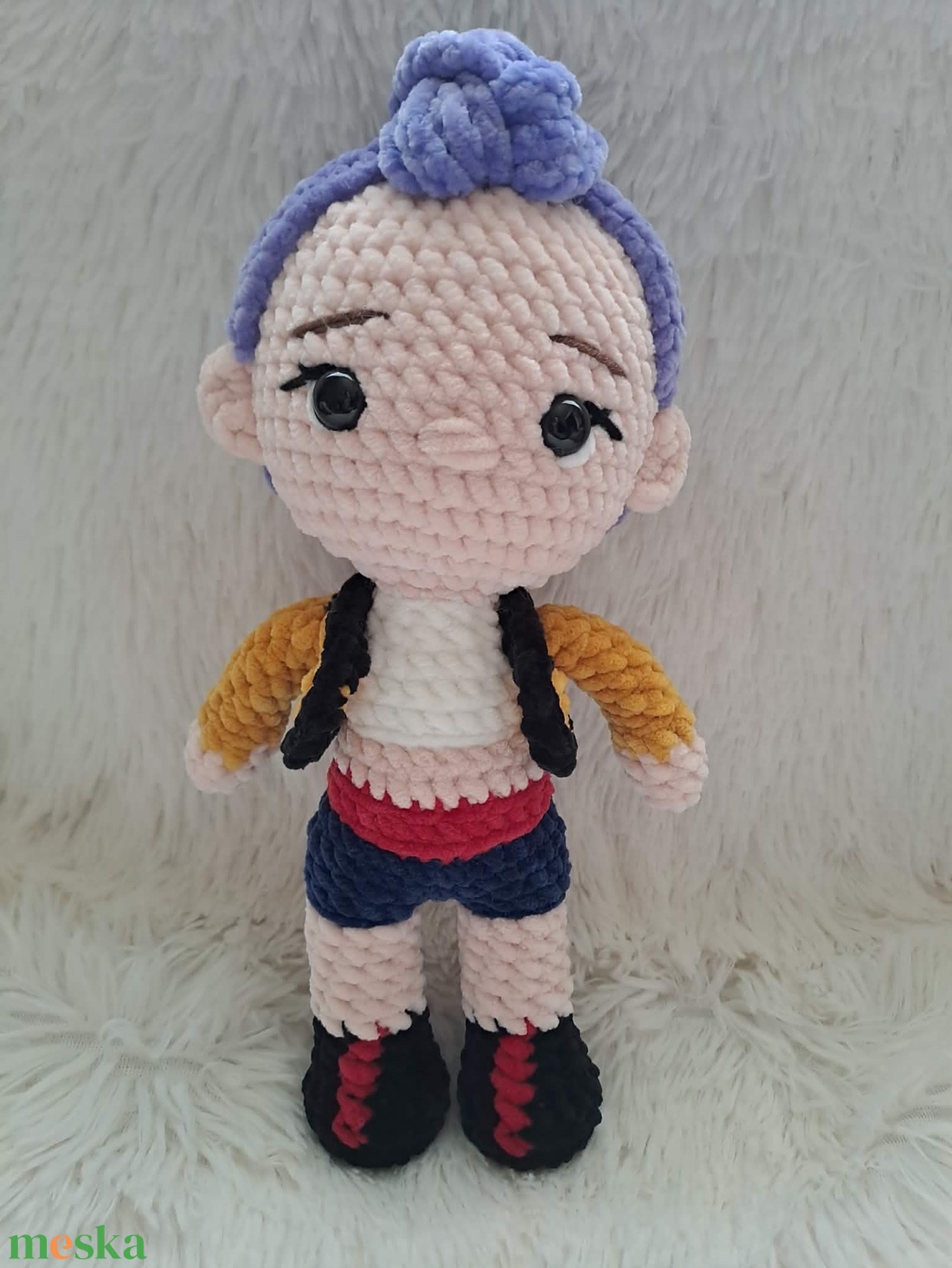 K-pop démonvadászok, Rumi plüss baba - játék & sport - plüssállat & játékfigura - plüss mesefigurák - Meska.hu