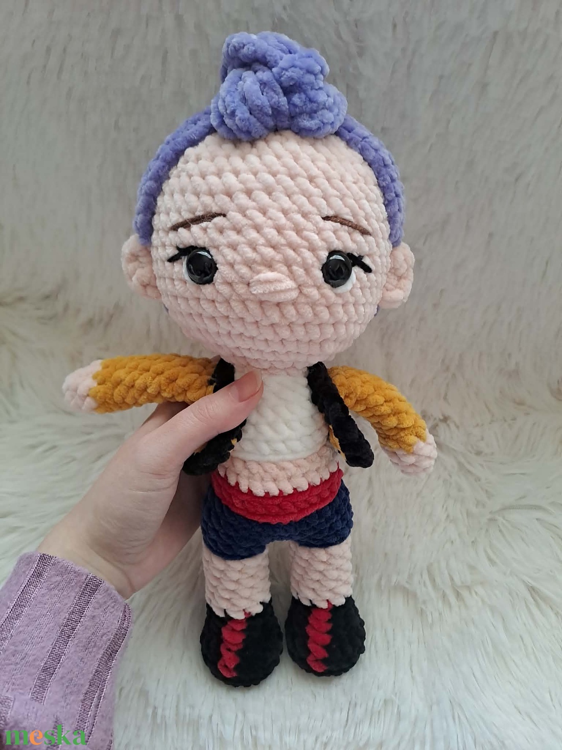 K-pop démonvadászok, Rumi plüss baba - játék & sport - plüssállat & játékfigura - plüss mesefigurák - Meska.hu