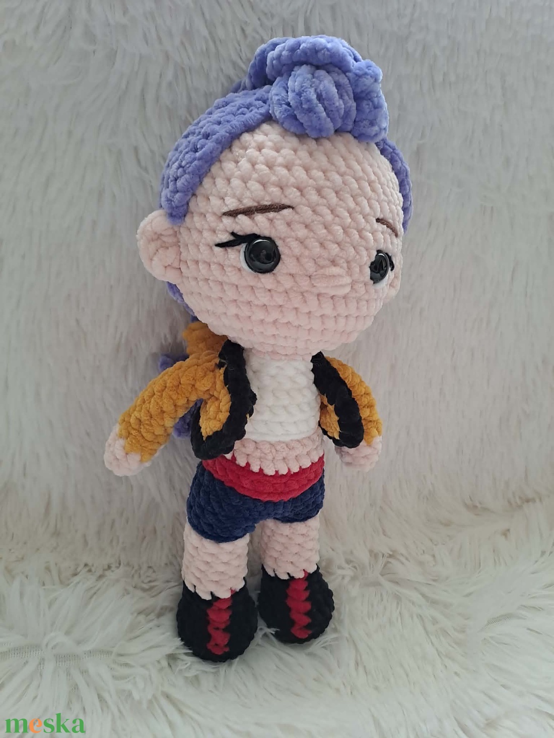 K-pop démonvadászok, Rumi plüss baba - játék & sport - plüssállat & játékfigura - plüss mesefigurák - Meska.hu