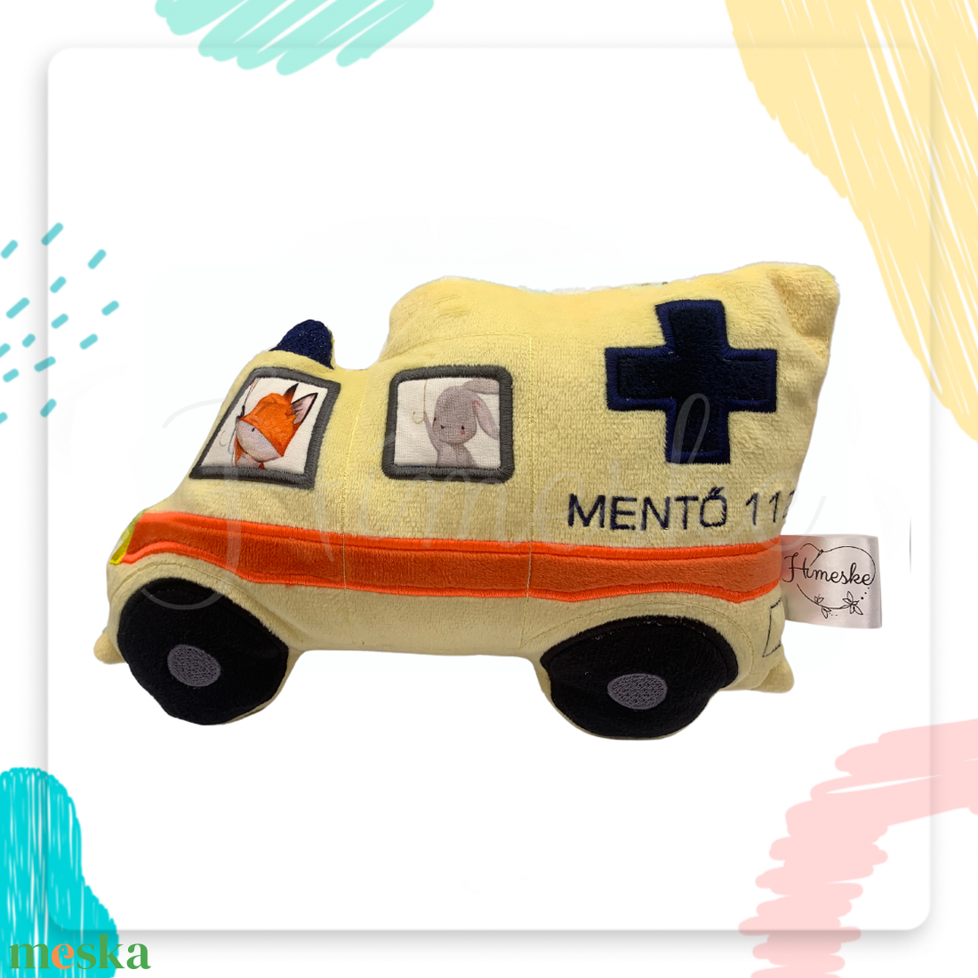 Hímeske mentőautó plüssfigura - játék & sport - plüssállat & játékfigura - plüss autó & motor - Meska.hu Hímeske mentőautó plüssfigura - játék & sport - plüssállat & játékfigura - plüss autó & motor - Meska.hu