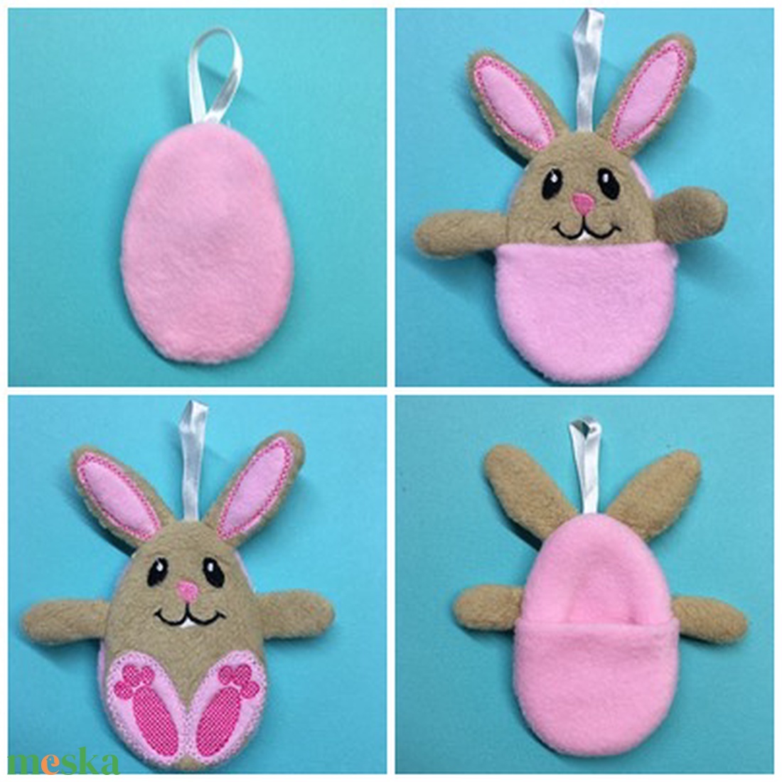 Kukucska nyuszi - játék & sport - plüssállat & játékfigura - nyuszi - Meska.hu