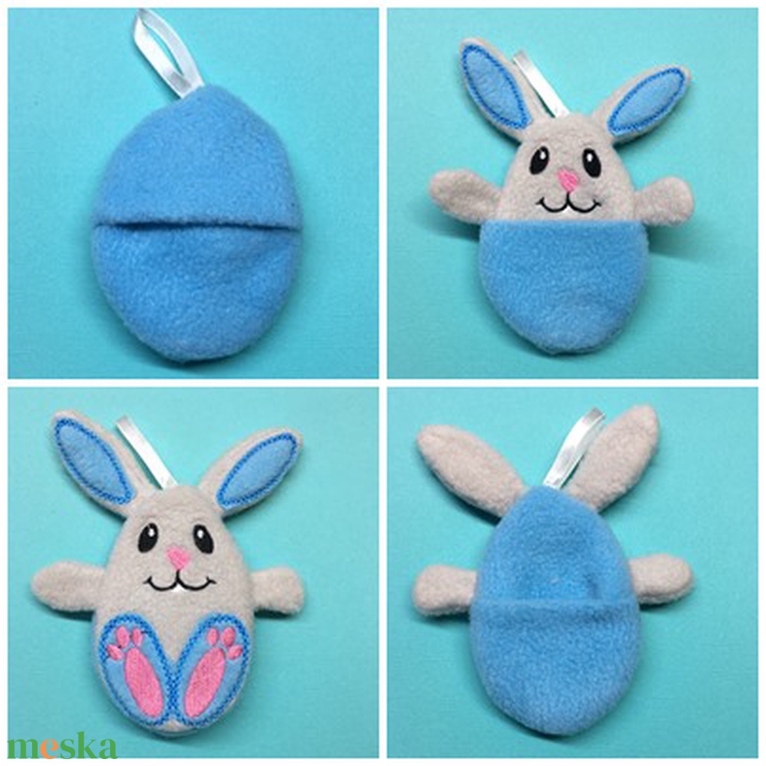 Kukucska nyuszi - játék & sport - plüssállat & játékfigura - nyuszi - Meska.hu