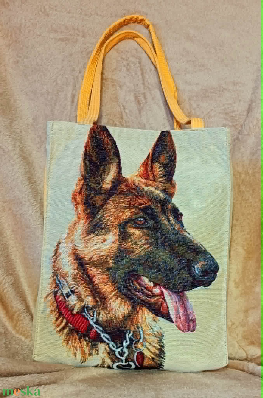 REX farkaskutya shopper - táska & tok - bevásárlás & shopper táska - shopper, textiltáska, szatyor - Meska.hu