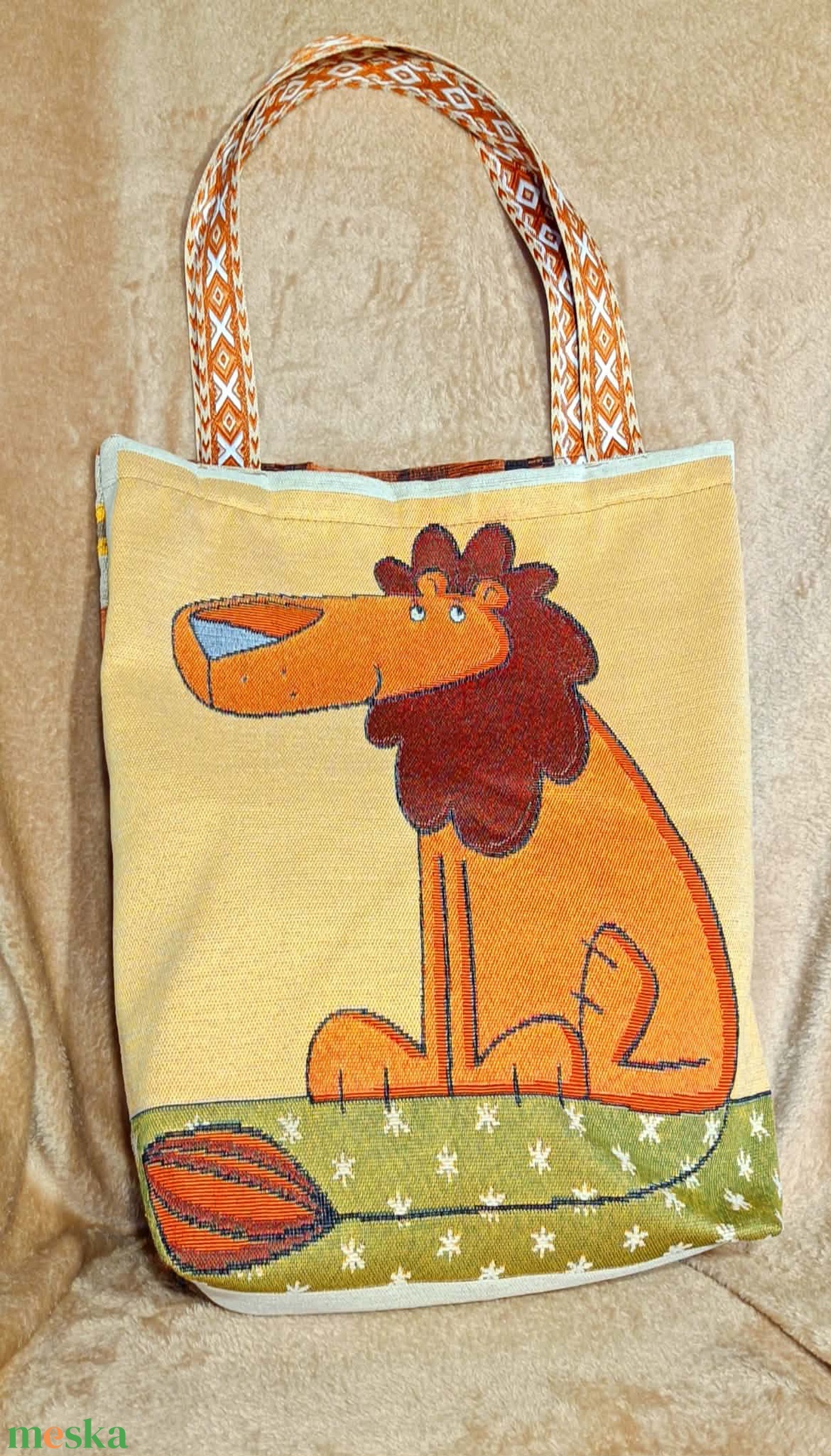 Crazy Lion Jóga Táska - táska & tok - bevásárlás & shopper táska - shopper, textiltáska, szatyor - Meska.hu